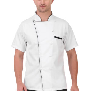 White Chef Coat for Hotels, Restaurants & Professional Kitchens
